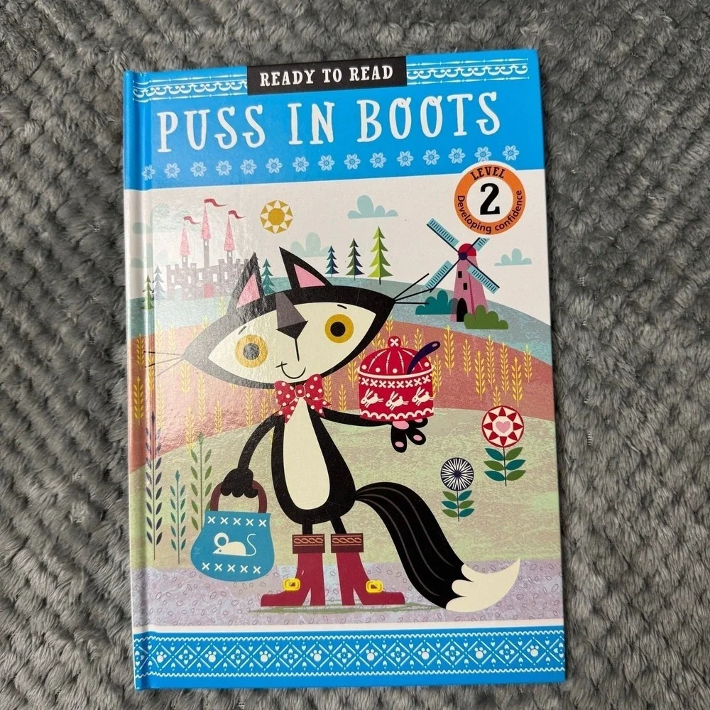 Ready to Read Level 2 Books Rapunzel and Puss in Boots Set Childrens‎